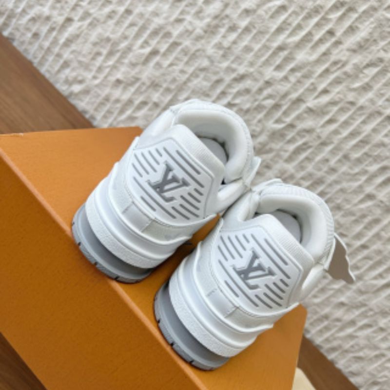Louis Vuitton LV Trainer in a white Monogram