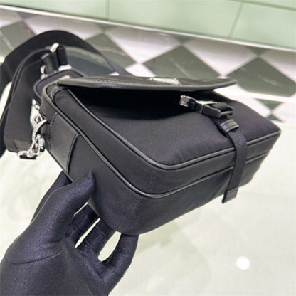 Prada Re-Nylon and Saffiano Leather Shoulder Bag,