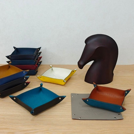 Hermès leather change trays