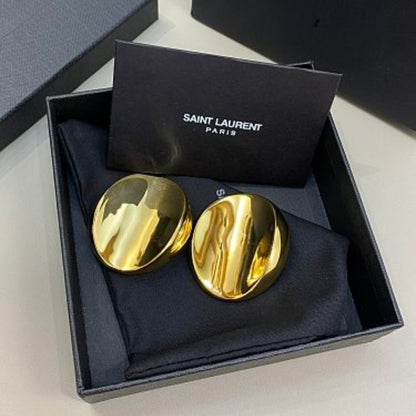 Saint Laurent Opyum Sculptural Dome Earrings