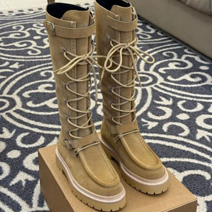 Hermès Jumping boots (specifically the lace-up, knee-high variation).