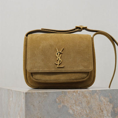 Saint Laurent Niki YSL Crossbody Bag in suede