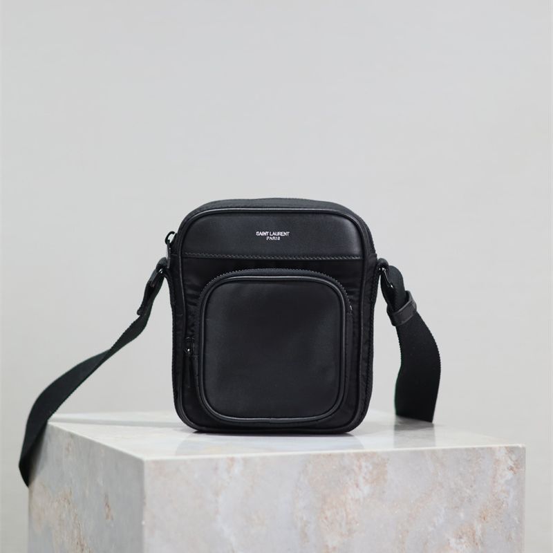 Saint Laurent City Mini Camera Bag in nylon.