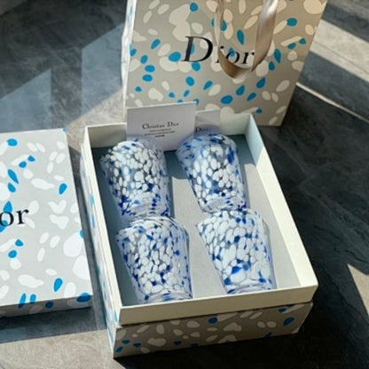Dior Maison "Ocean Wave" crystal glasses,