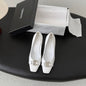 Chanel Interlocking CC Square-Toe Pumps in white (blanc)