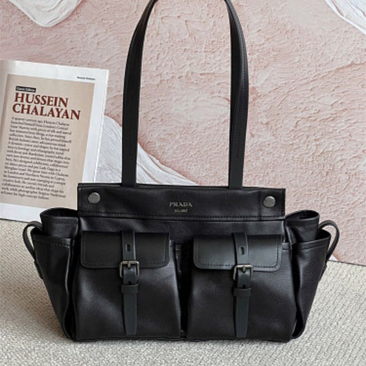 Prada Route Large Leather Bag.