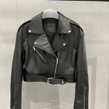 Prada Nappa leather biker jacket
