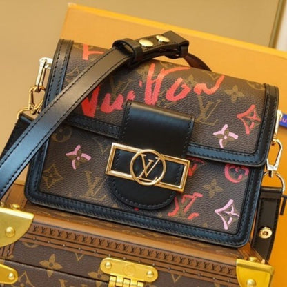 Louis Vuitton Dauphine Mini from the "Fall in Love" capsule collection.