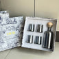 Dior-inspired smoked glass carafe and tumbler set,