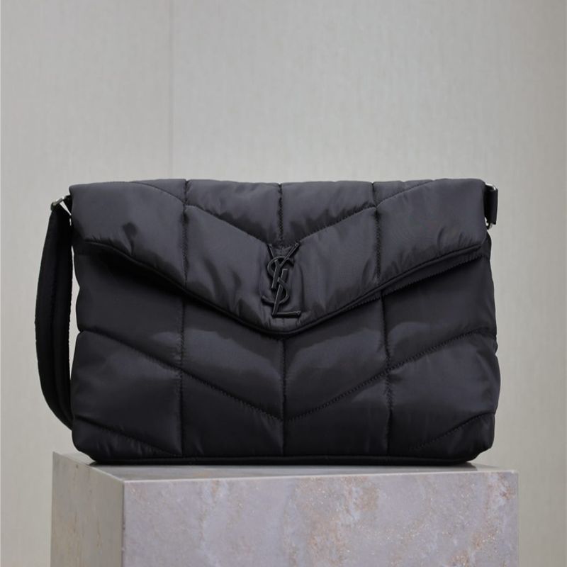 Saint Laurent Puffer Messenger Bag