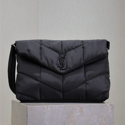 Saint Laurent Puffer Messenger Bag