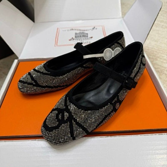 Hermès Mary Jane Flats from the Spring/Summer 2026 (SS26) collection.