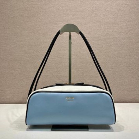 Prada Arqué Leather Shoulder Bag