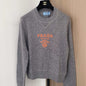 Prada intarsia-knit crew-neck sweater