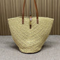 Saint Laurent Panier Raffia Tote Bag,