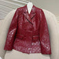 Gucci GG Embossed Leather Jacket