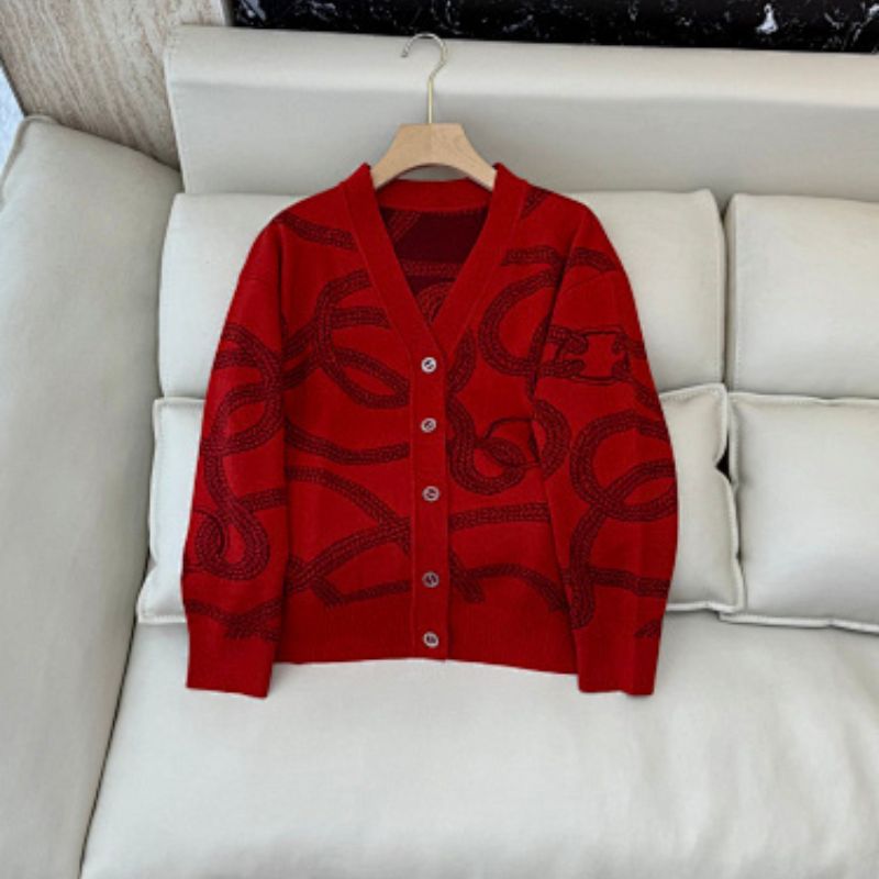 Hermès "Palefroi Remix" light long-sleeve cardigan.