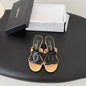 Chanel Lambskin and Patent Calfskin CC Logo Mules,