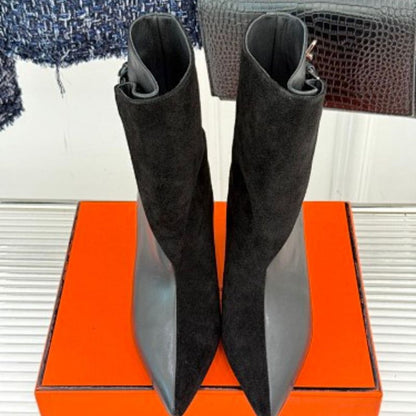 Hermès Hanae 85 ankle boots.