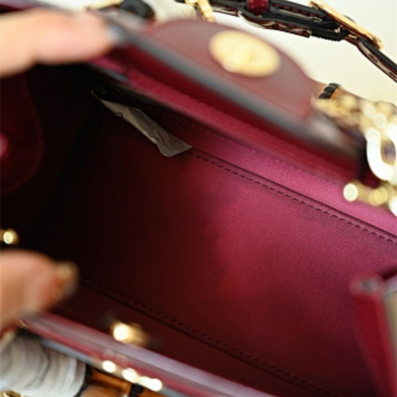 Gucci Diana GG Crystal velvet tote bag