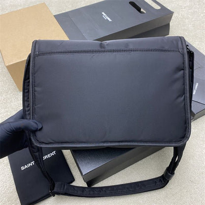 Saint Laurent Niki Small Messenger in Econyl.