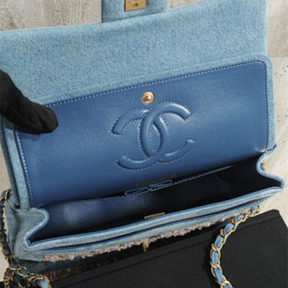 Chanel Classic Double Flap Medium Shoulder Bag,