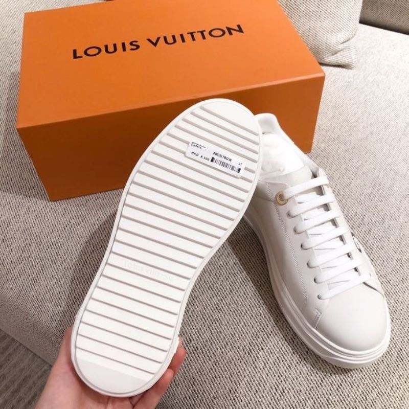 Louis Vuitton Time Out Sneakers in an all-white