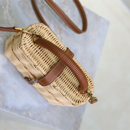 Saint Laurent Gaby Vanity Bag in Osier