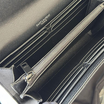 Saint Laurent Cassandre Matelassé Flap Wallet