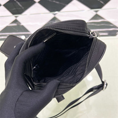 Prada Re-Nylon and Saffiano Leather Shoulder Bag,