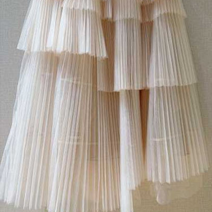 Christian Dior Mid-Length Asymmetric Pleated Skirt