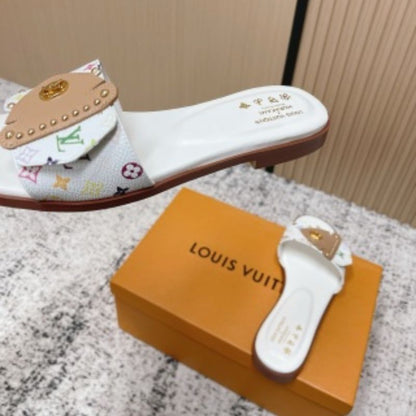 Louis Vuitton LV x TM Frame Flat Mules,