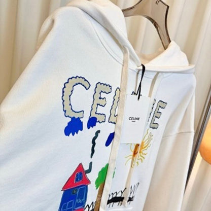Celine 70's Hoodie in Cotton Fleece