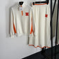 Hermès  white knit sweater and midi skirt set