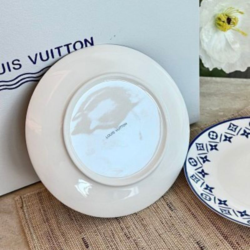 Louis Vuitton Monogram Flower Tile Tableware Collection.