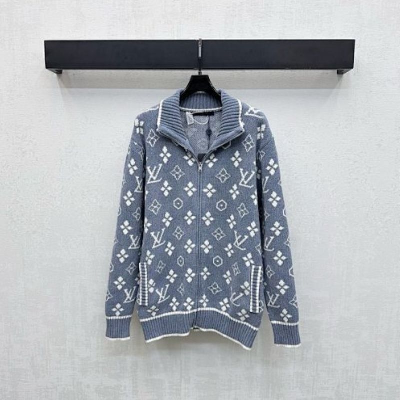 Louis Vuitton Monogram Zip-Through Cardigan