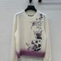 Christian Dior Pivoine embroidered sweater.