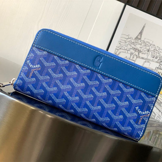 Goyard Matignon GM zip around wallet