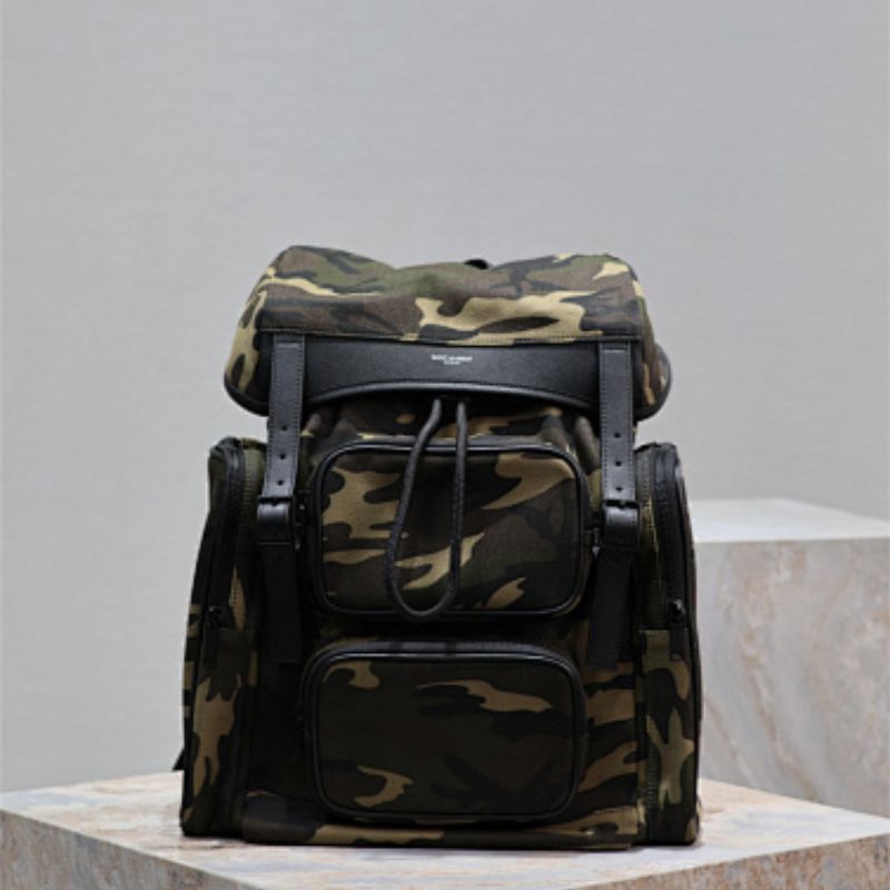 Saint Laurent Utilitarian Camo-print Backpack,