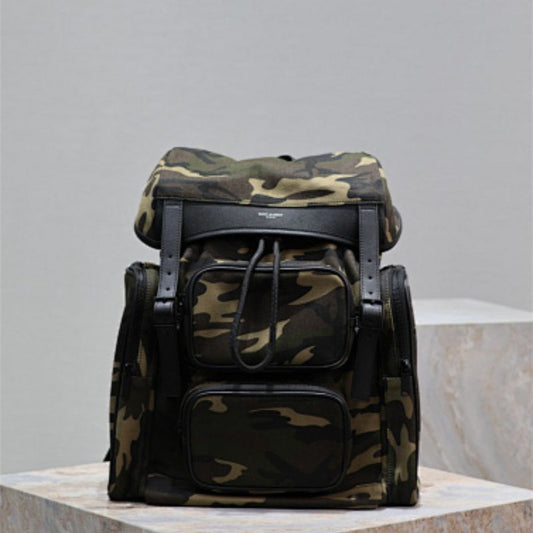 Saint Laurent Utilitarian Camo-print Backpack,