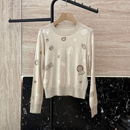 Hermès  "Candy Libris" long-sleeve sweater