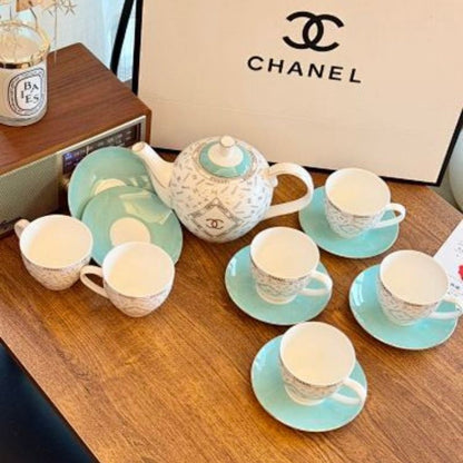 Chanel collection of porcelain tea sets