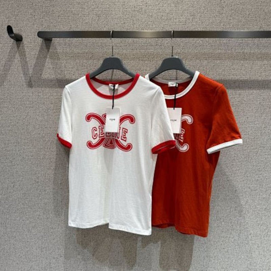 Celine 70's T-Shirt in Cotton Jersey in two color variations