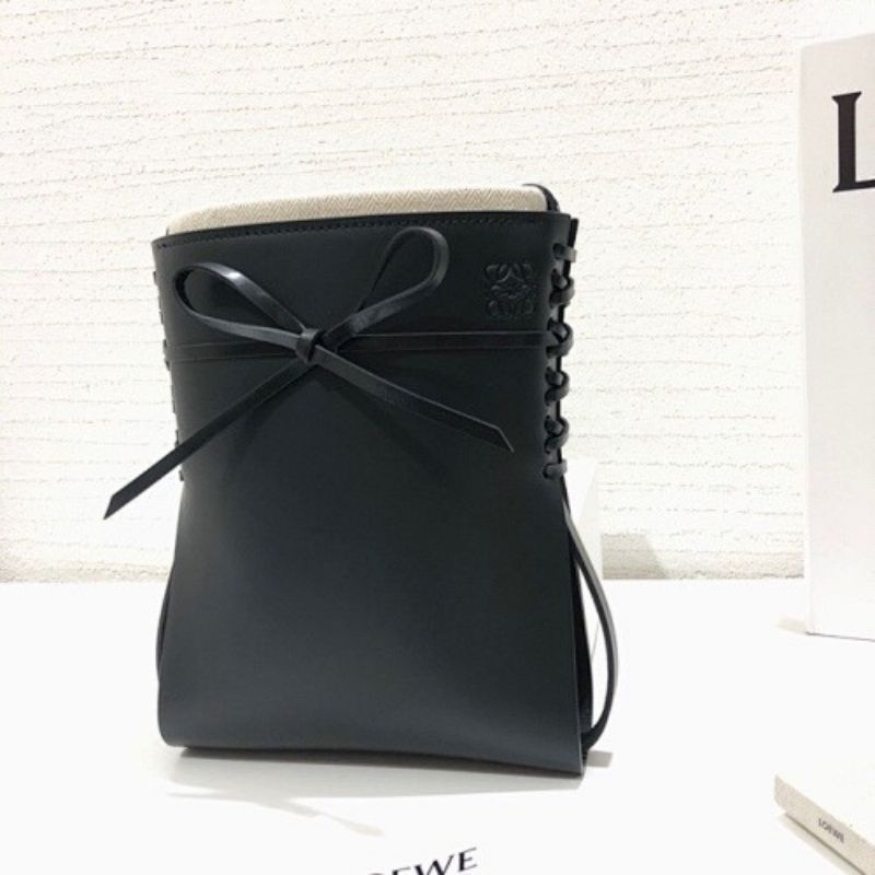 Loewe Ikebana Crossbody Bag in black