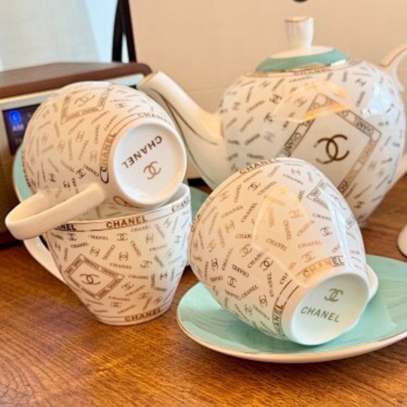Chanel collection of porcelain tea sets