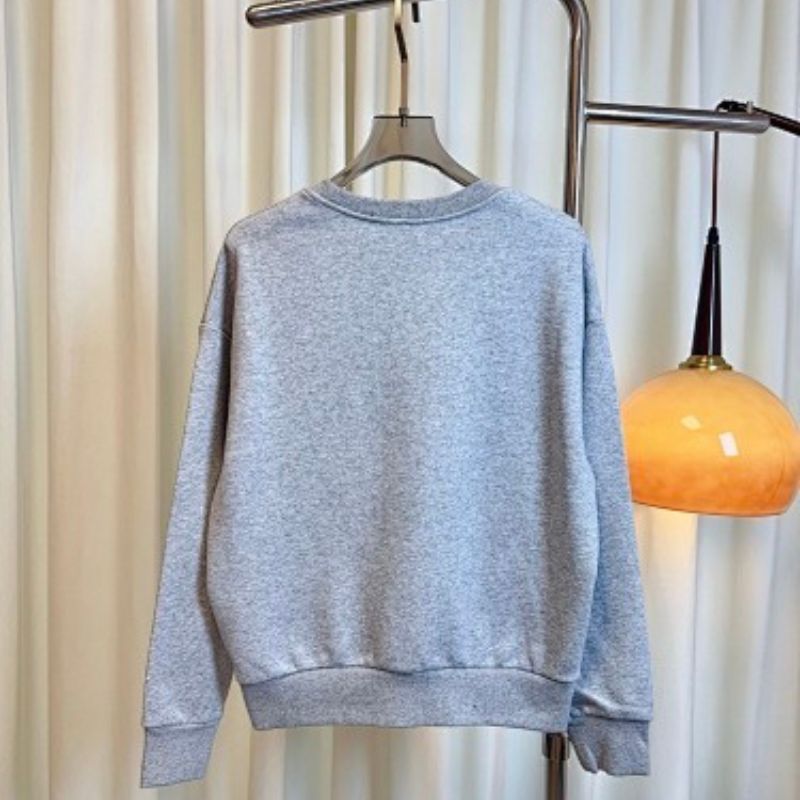 Celine Blason Oversize or Loose Sweatshirt in Cotton Fleece,