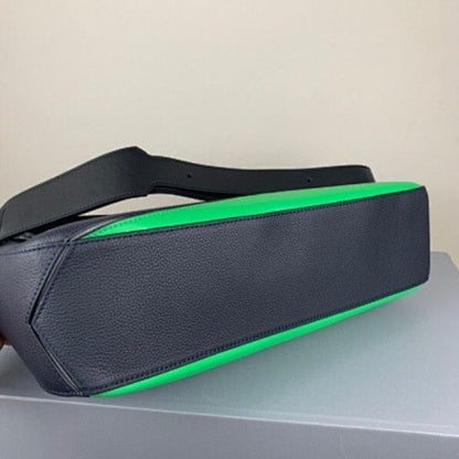 Loewe Puzzle Messenger vibrant neon bag,