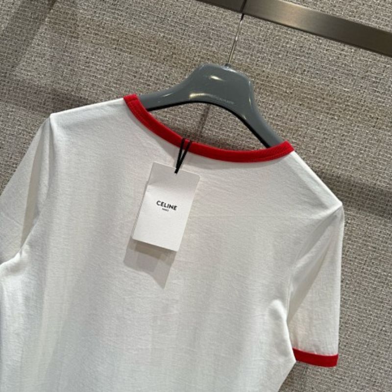 Celine 70's T-Shirt in Cotton Jersey in two color variations