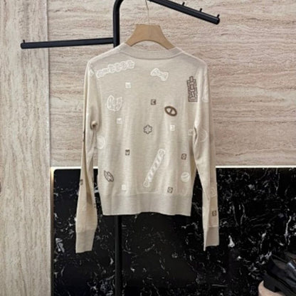 Hermès  "Candy Libris" long-sleeve sweater