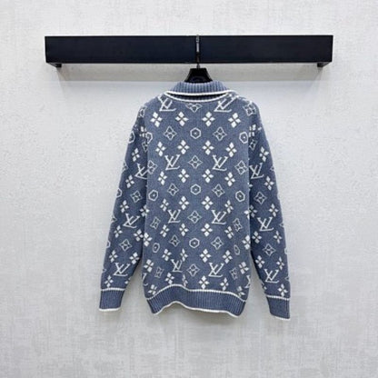 Louis Vuitton Monogram Zip-Through Cardigan